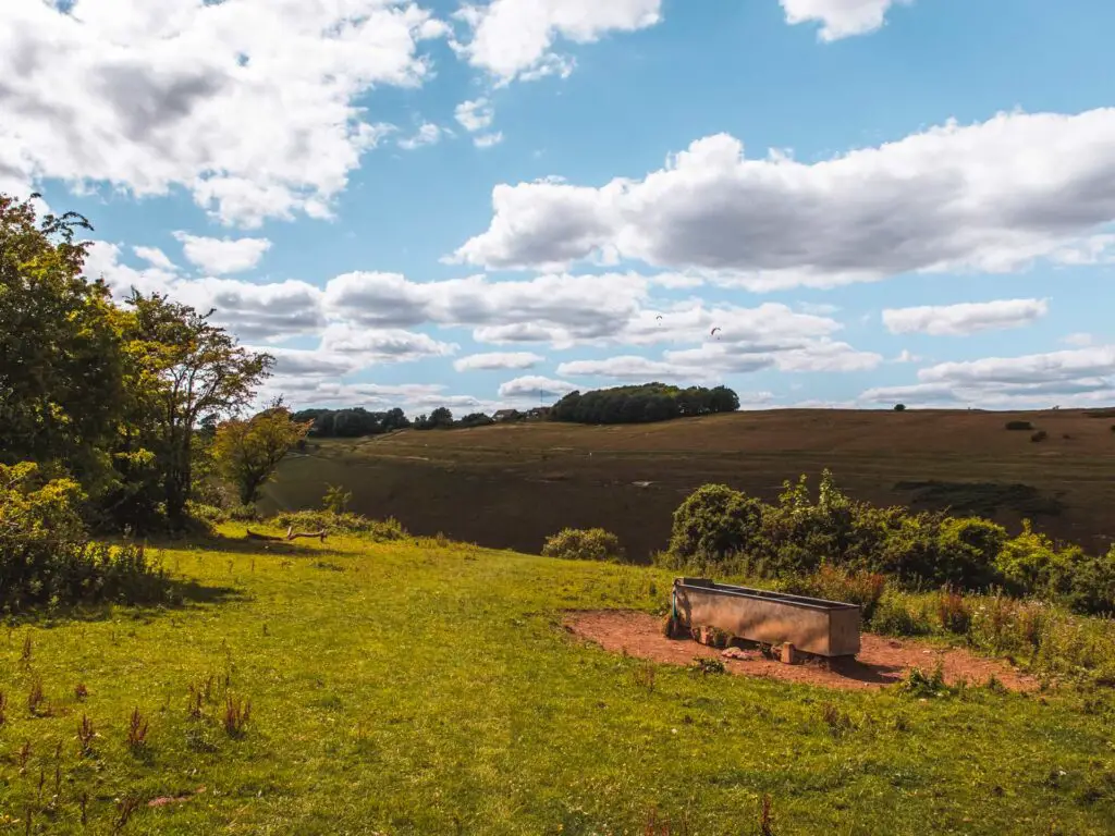 A view across to the dip of Devils Dyke.