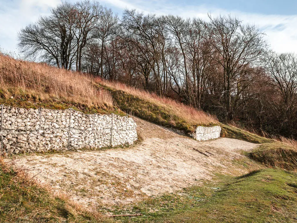 The Whiteleaf cross on the side of the hill. 