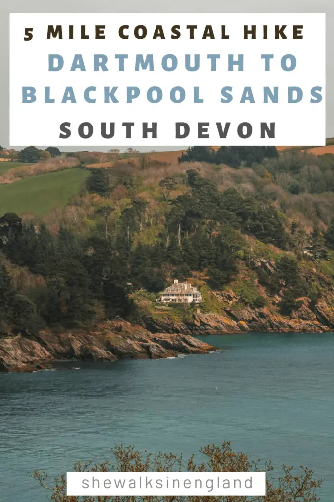 Dartmouth to Blackpool Sands walk guide in south devon.