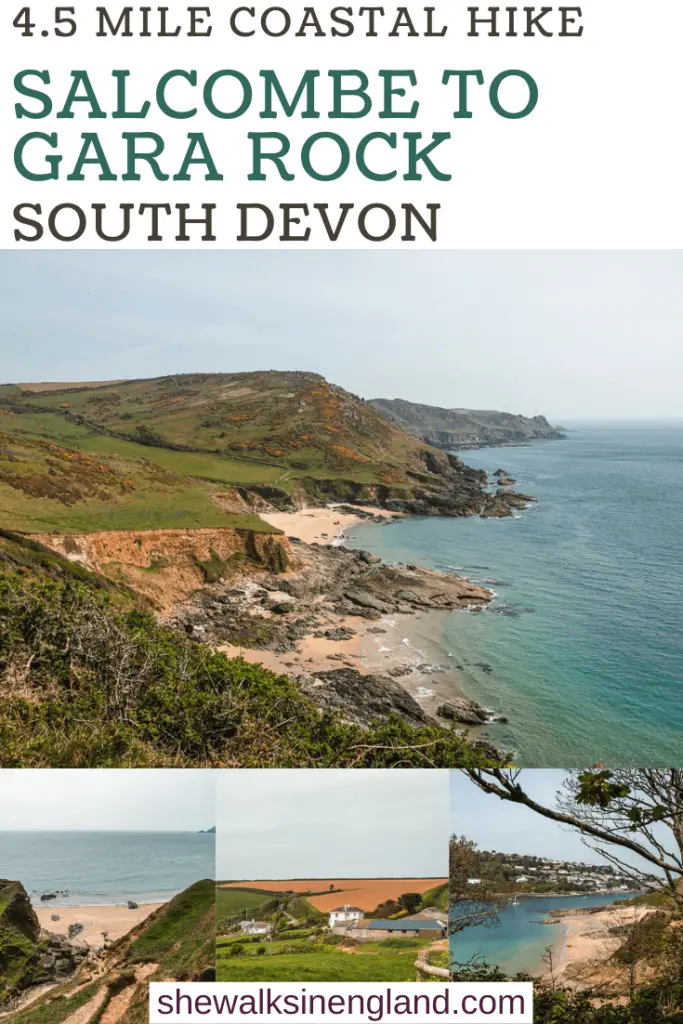 Salcombe to Gara Rock Coastal walk guide, South Devon.