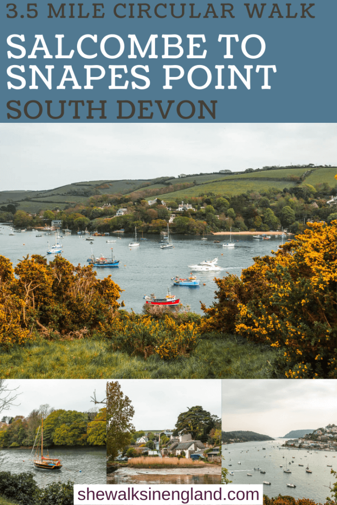 Salcombe to Snapes Point circular walk guide, South Devon.