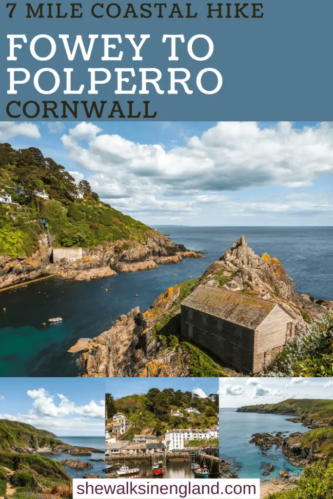 Fowey to Polperro coastal walk guide, East Cornwall.