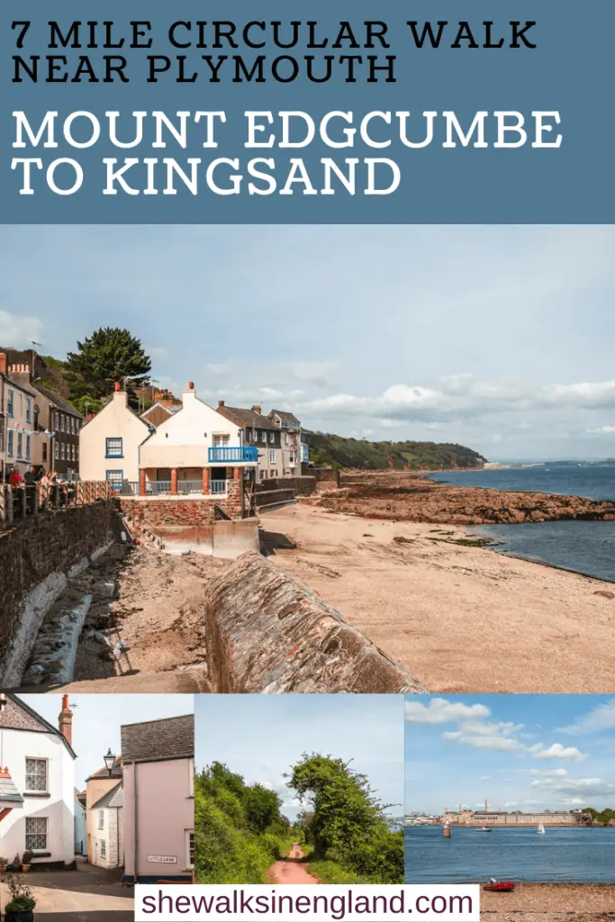 Mount Edgcumbe to Kingsand circular walk guide.