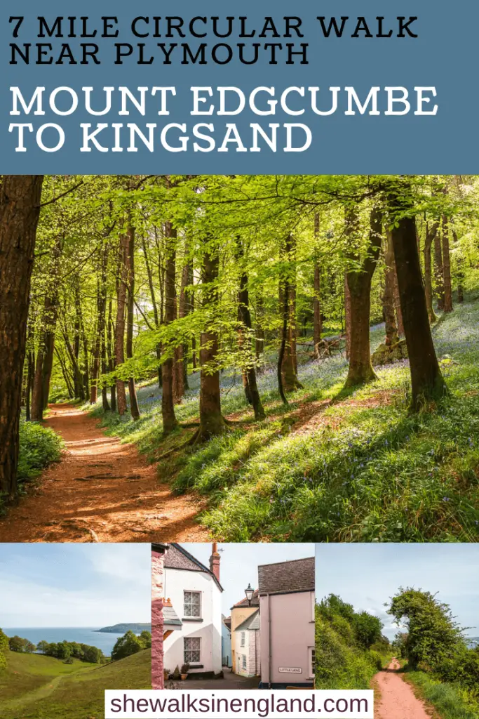 Mount Edgcumbe to Kingsand circular walk guide.