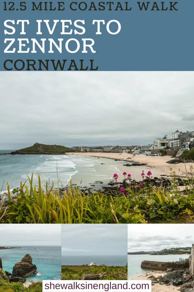 St ives to Zennor coastal walk guide