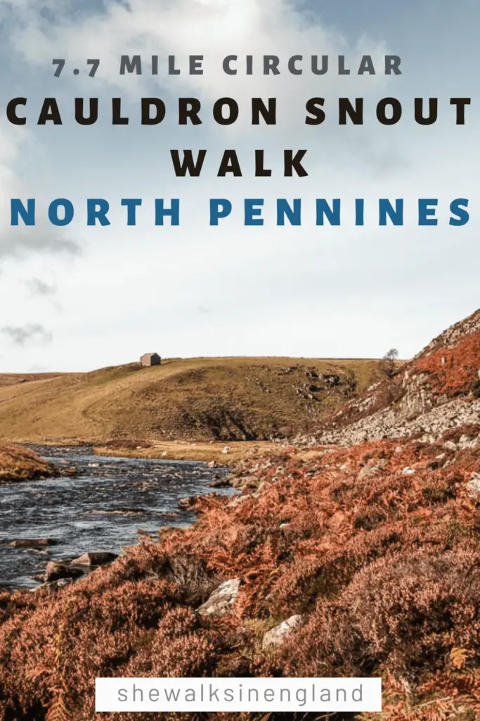 Cauldron Snout walk guide, in the North Pennines, England.