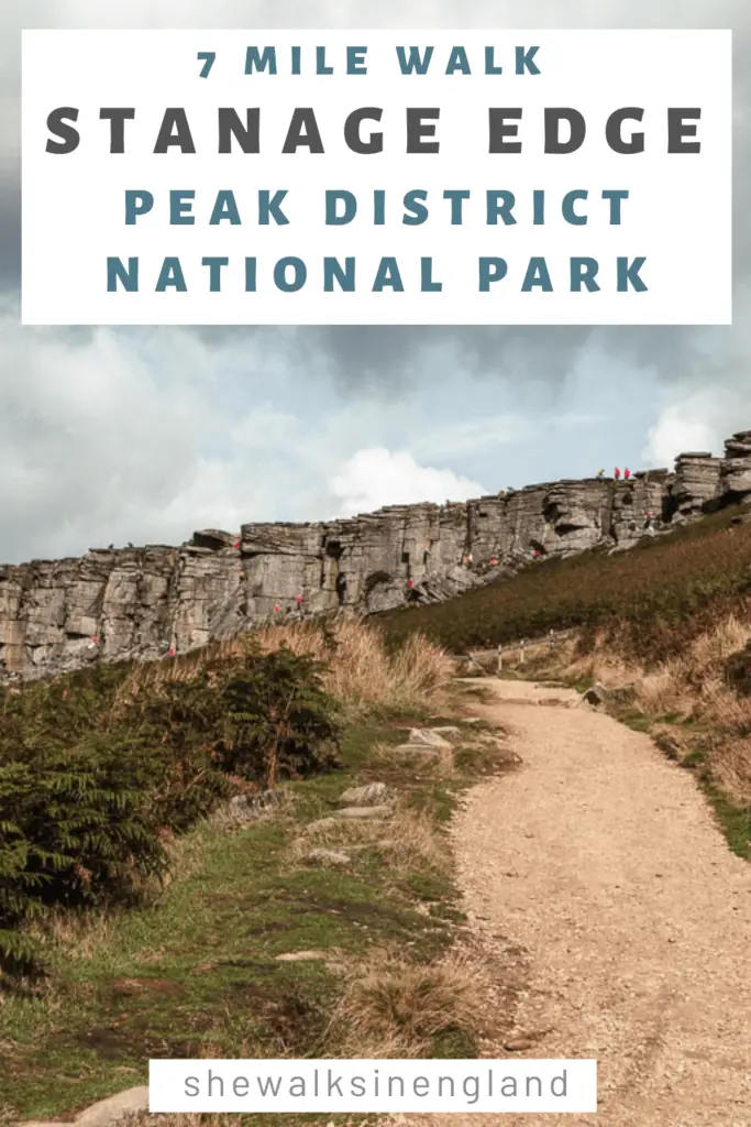 Stanage Edge circular walk guide, Peak District National Park.