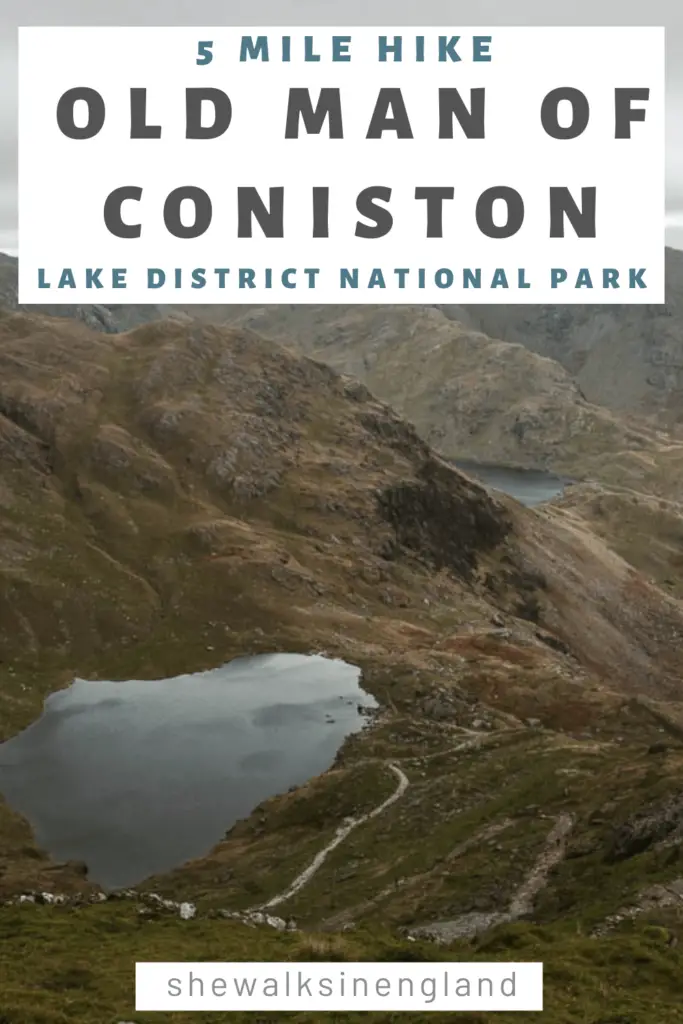 Old Man of Coniston walk guide in the Lake District National Park.