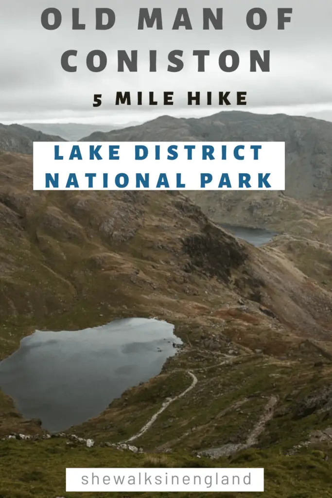 Old Man of Coniston walk guide in the Lake District National Park.