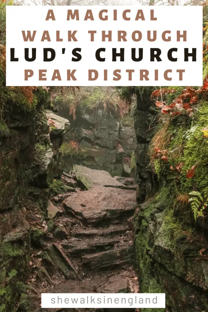 Lud's Church circular walk guide in the Peak District National Park.