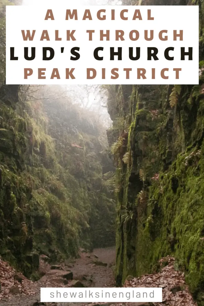 Lud's Church circular walk guide in the Peak District National Park.