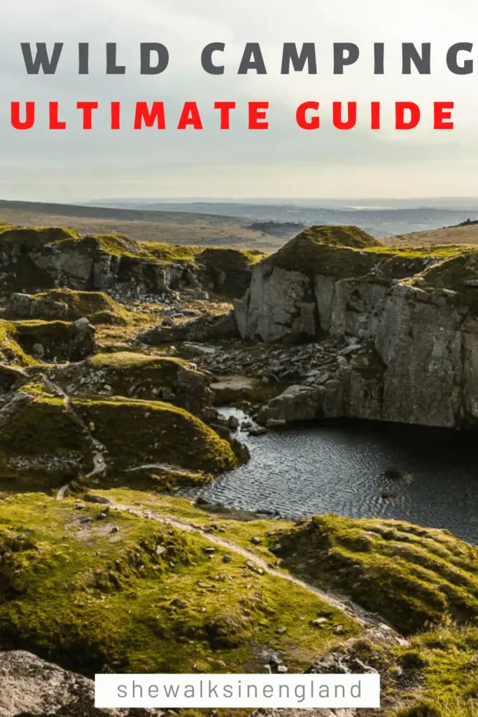 Wild camping tips and essentials guide.