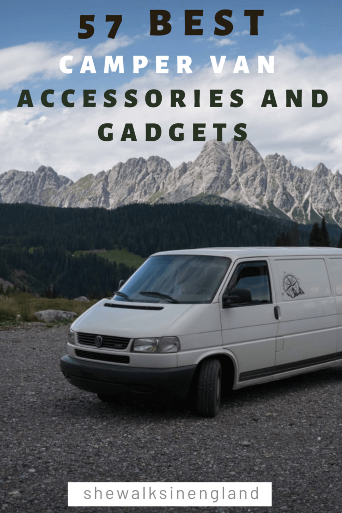 57 Best Camper Van Accessories And Gadgets - She walks in England