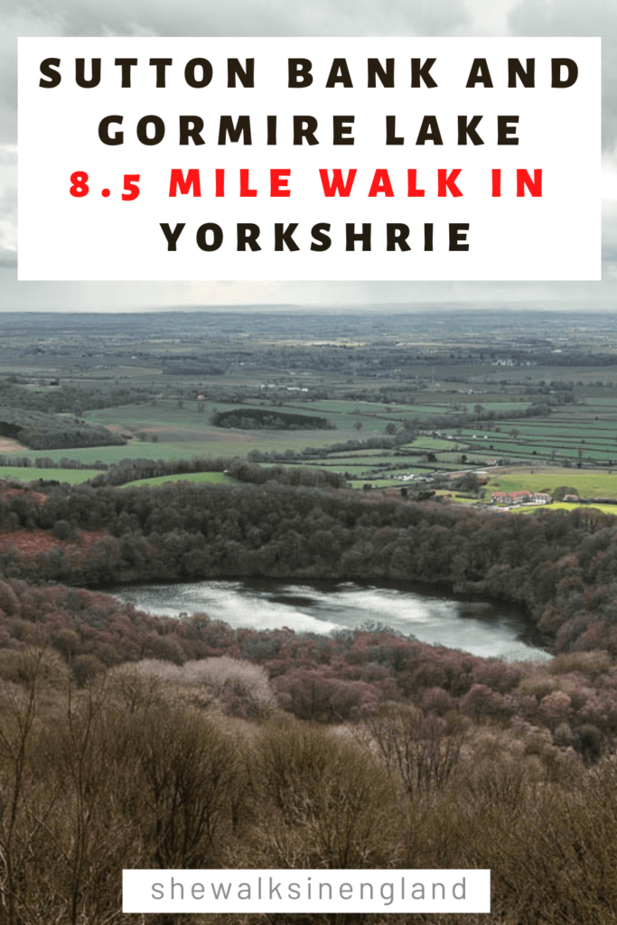 Sutton Bank and Gormire Lake walk guide in Yorkshire.