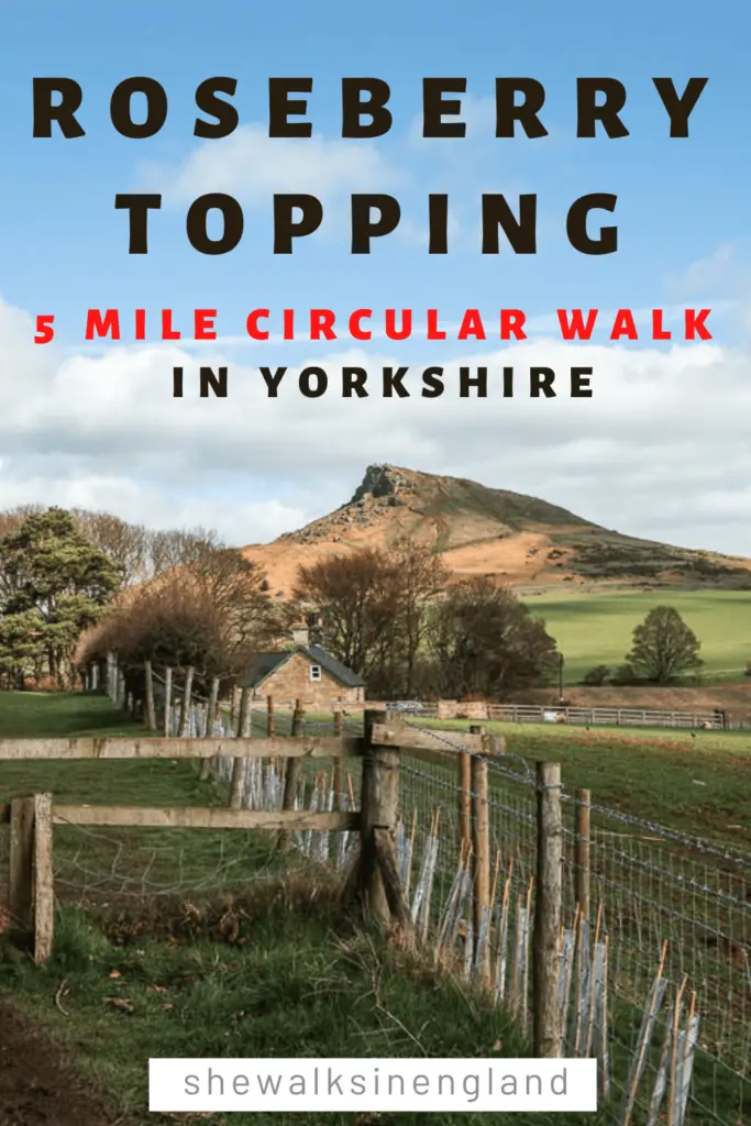 Roseberry Topping circular walk guide in Yorkshire.