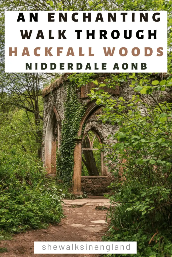 Walk guide through Hackfall Woods in Nidderdale.