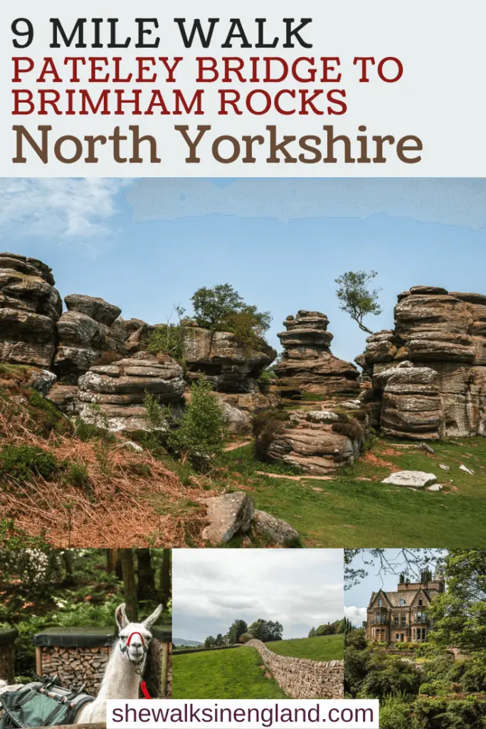 Pateley Bridge to Brimham Rocks walking guide. 