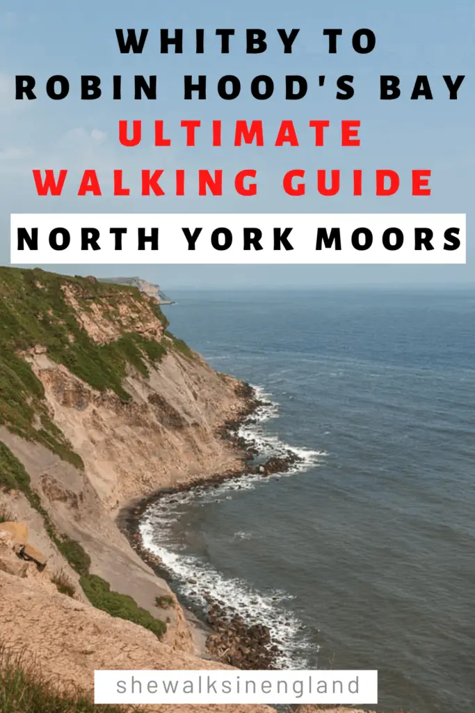 Whitby to Robin Hood's bay walk guide, in the North York Moors.