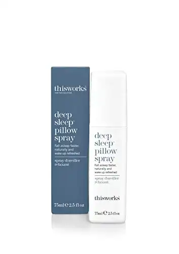 This Works Deep Sleep Pillow Spray, 75 ml, Infused with Lavender, Camomile and Vetivert - Science-Backed Natural Pillow Spray to Aid Sleep