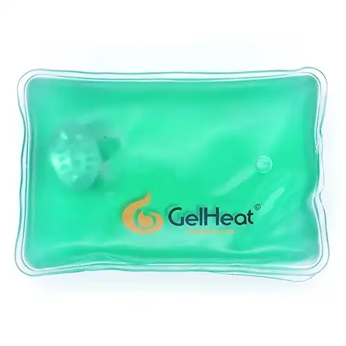 5 x GelHeat Instant Hand Warmers - Pack of 5 - Reusable Gel Click Heat Pads (Teal Green)