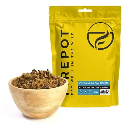 FIREPOT Porcini Mushroom Risotto - Healthy VEGAN Dehydrated Expedition Food