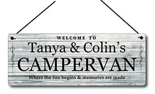 Personalised Campervan Sign