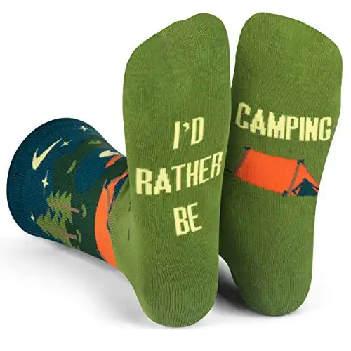 Novelty camping socks