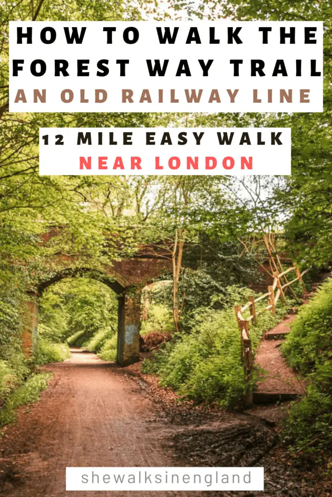 How to walk the forest way, and easy 12 mile walk near London.