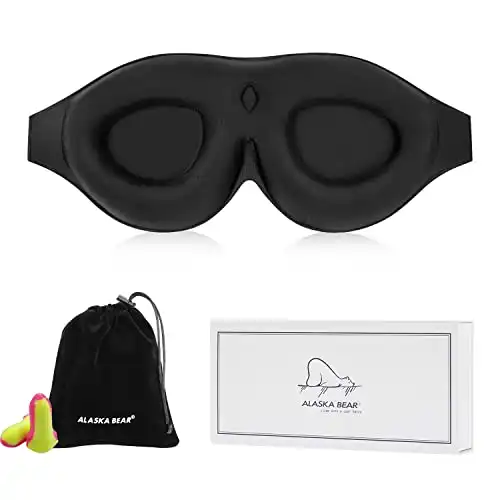 ALASKA BEAR 100% Blackout Sleep Mask